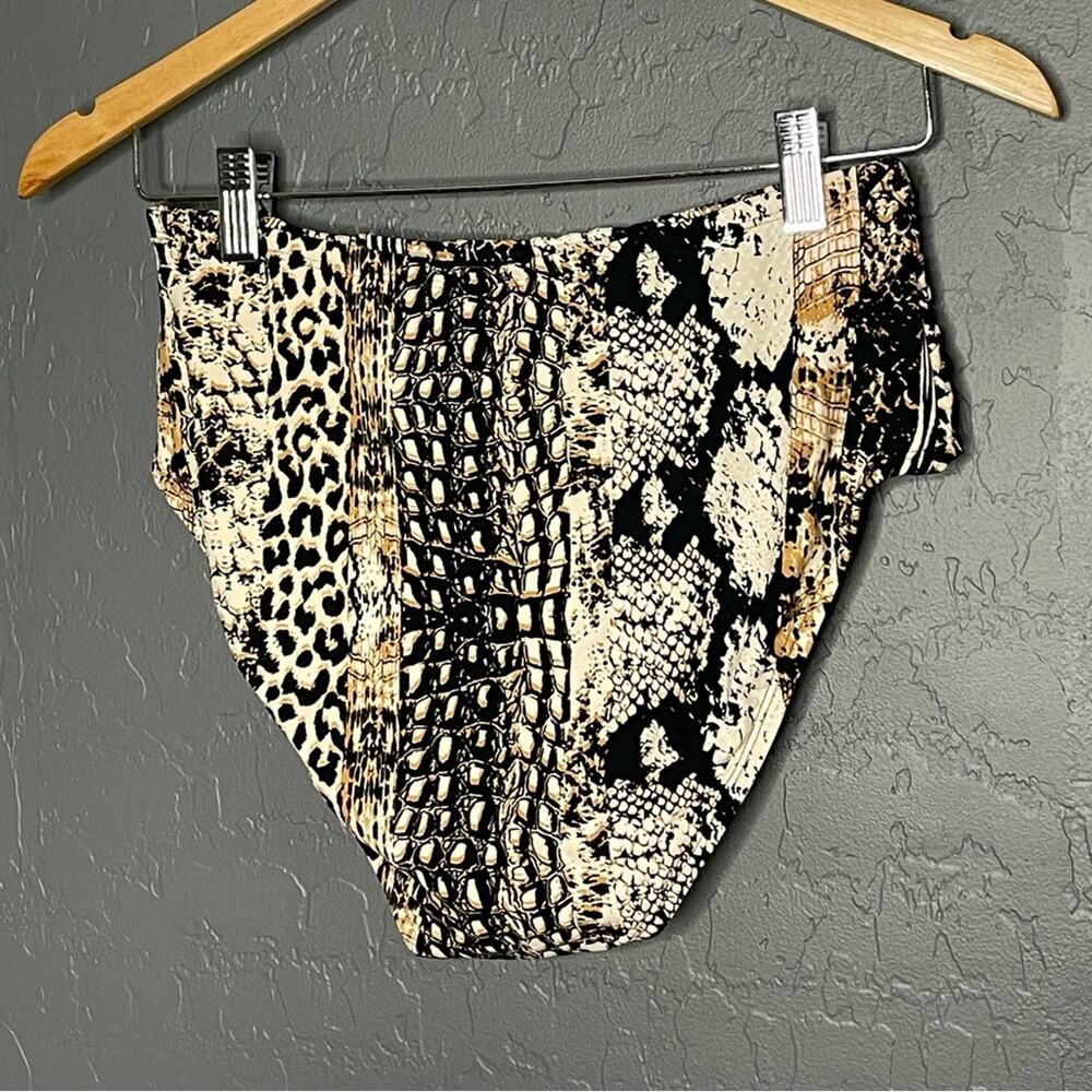Bleu Rod Beattie High Waisted Animal Print Bikini Bottom - Picture 4 of 5